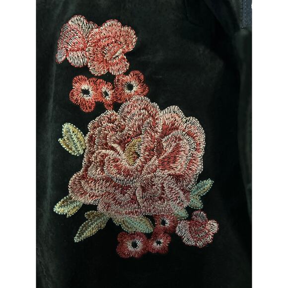 Chadwick’s of Boston Genuine Leather Suede Jacket Size 14
Black Embroidered - Picture 5 of 9